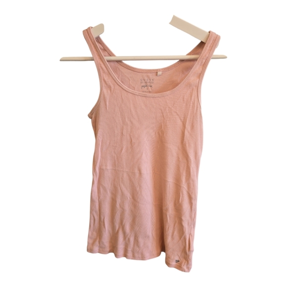 GUESS Pink 🩷 Ribbed "Perfect Tank" Top - Picture 2 of 4
